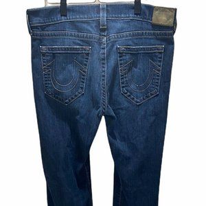 True Religion Mens Ricky Relaxed Straight Jeans